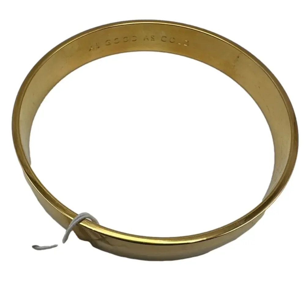 NWT KATE SPADE New York  Idiom "As Good as Gold" Bangle Bracelet - Picture 6 of 6
